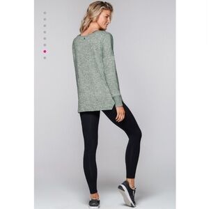 Lorna Jane Darcy Green Long Sleeve Top